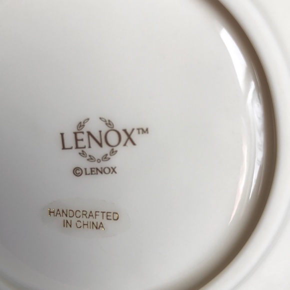 LENOX NIB Rose Blossom Bowl 4.5" Fine Bone China Pure 24K Gold COA Collectible - Picture 7 of 11